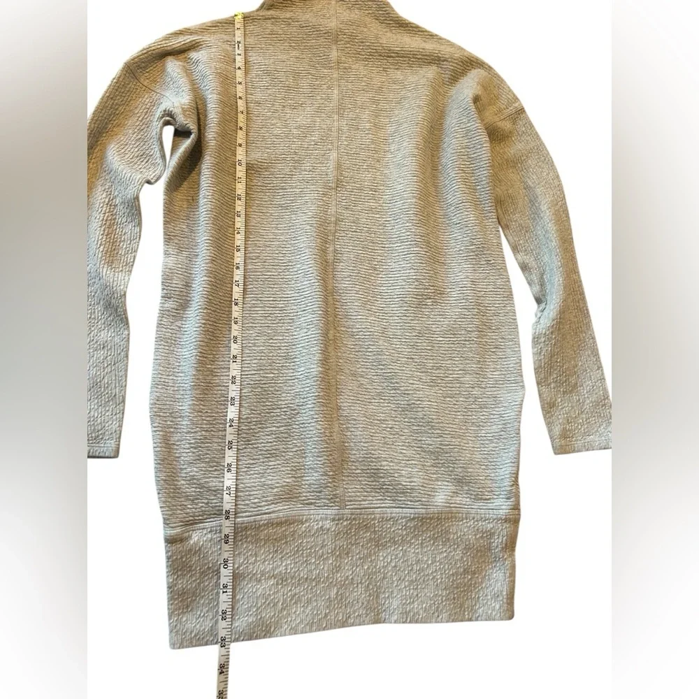 Lululemon Call for Cozy Dress size 6 Sweaterdress Heathered Core Light Grey